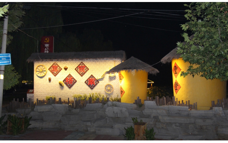 章丘白云湖公园夜景亮化工程